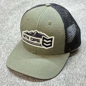 MTN OPS Base Hat Cap Snap Back Logo Patch Mens Adjustable Outdoor Hunt Hike Fish